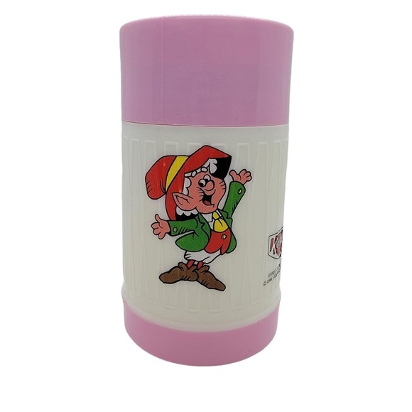 1984 Pink Ernie Keebler Elf Replacement Thermos for Pink Lunchbox Vintage - Picture 1 of 8